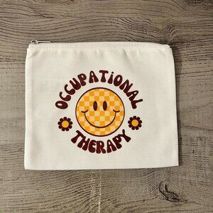 Occupational Therapy Zipper Pouch, OT, Organization, Groovy